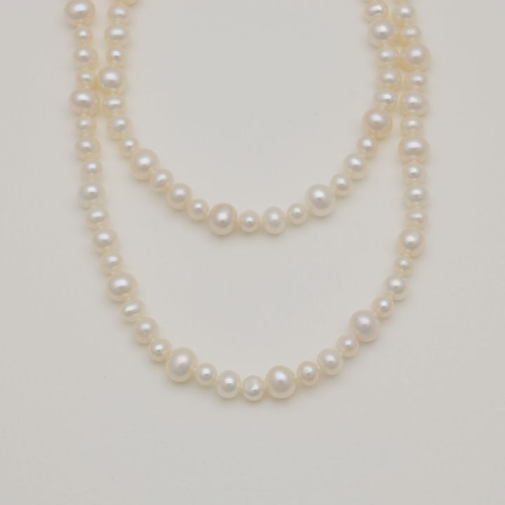 Adele Long Pearl Necklace by MOA - view 1