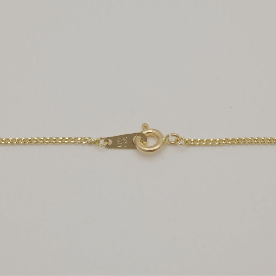 Amelia Chain Necklace in 14K Gold by MOA - view 2