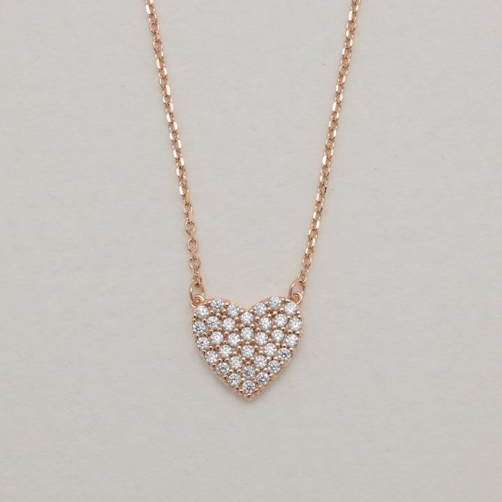 Ameliane Pendant Necklace in Rose Gold by MOA - view 1