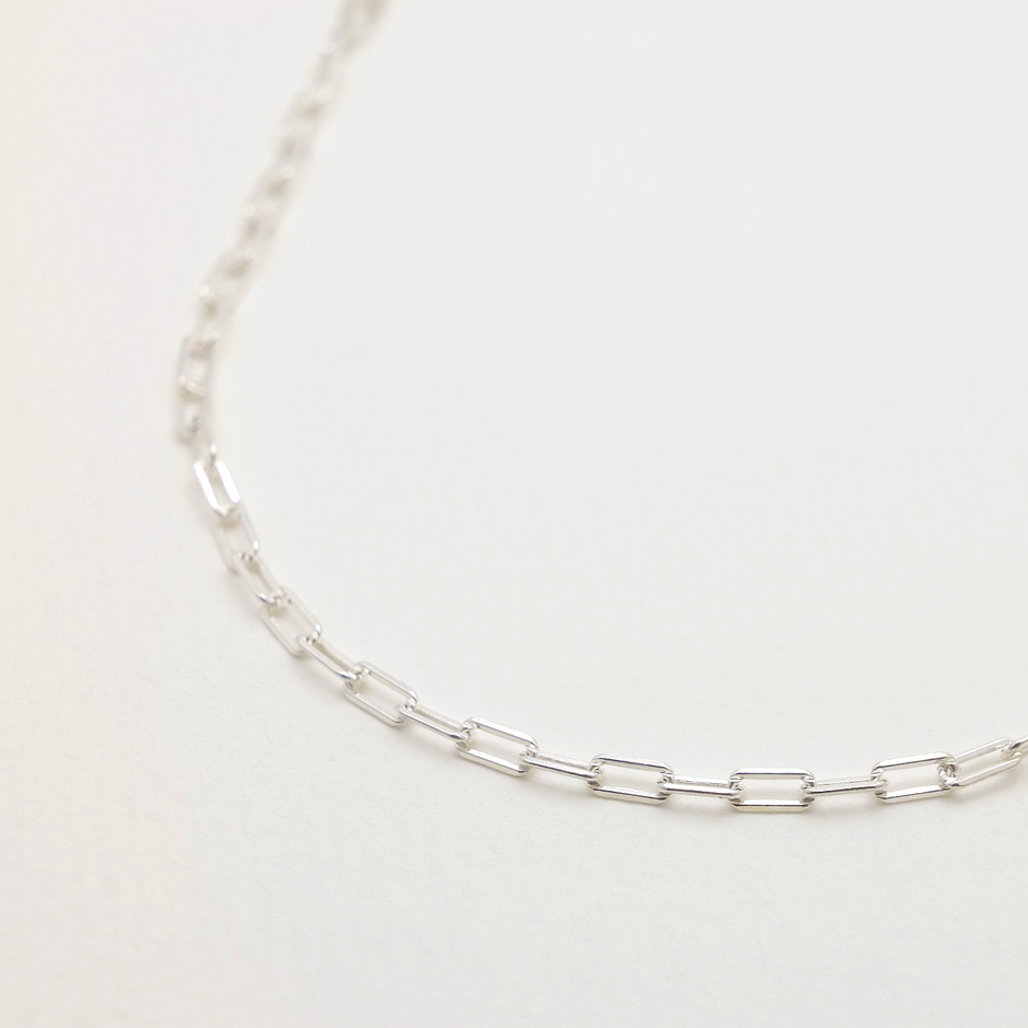 Anaelle Chain Necklace in 925 Sterling Silver by MOA - view 2