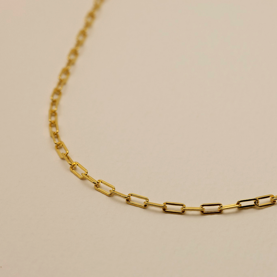 Anaelle Chain Necklace in Gold Vermeil by MOA - view 2
