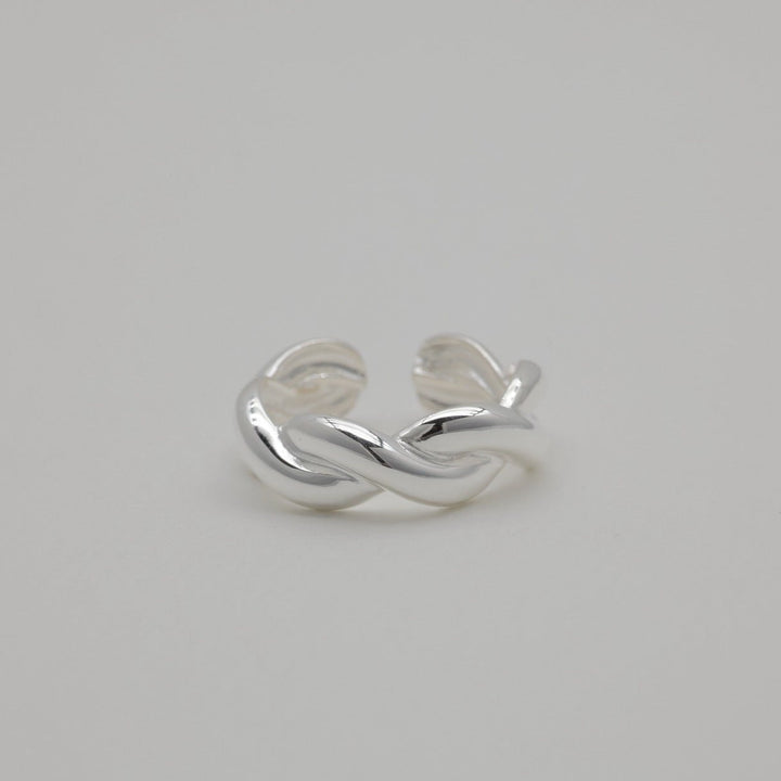 Ariane Twist Ring in 925 Sterling Silver by MOA - view 1