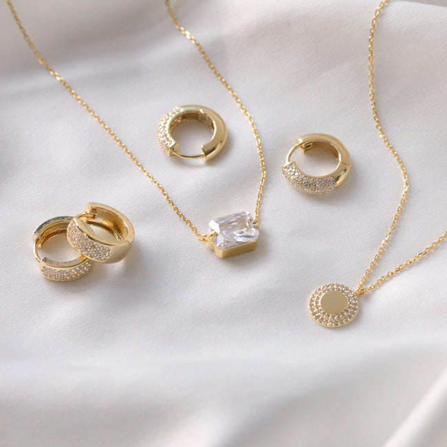 AUBRIE Gold Earrings by MOA - view 3