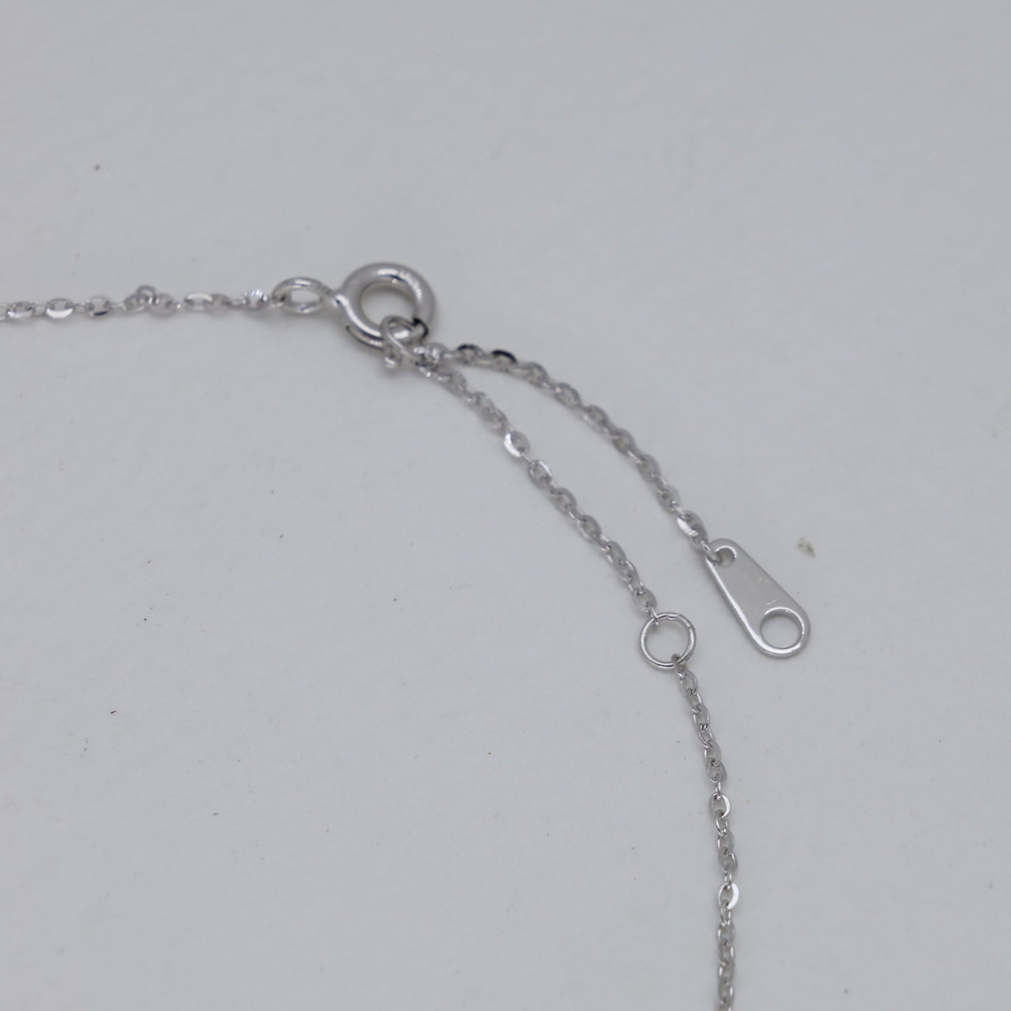 Aurelie Petite Solitaire Necklace in 925 Sterling Silver by MOA - view 3