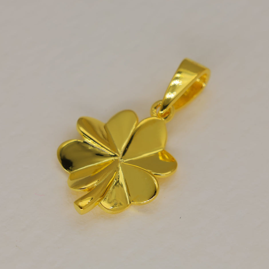 Avielle Clover Pendant in 18K Gold over 925 Sterling Silver by MOA - view 1