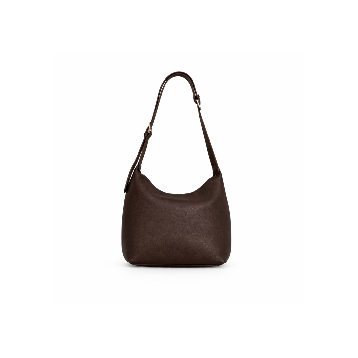 Liora Leather Shoulder Bag in Coffee