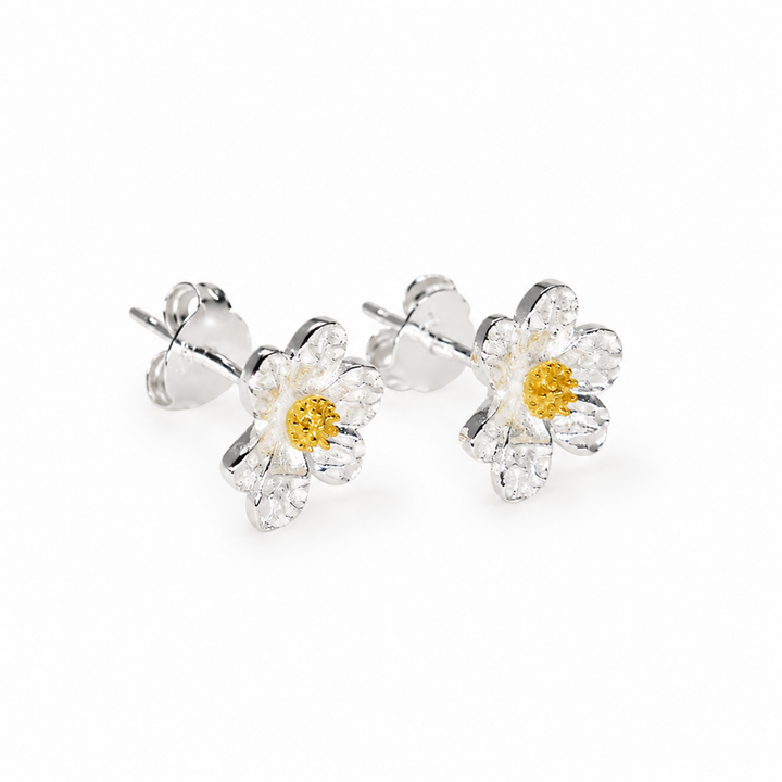 Béline Daisy Stud Earrings in 18K Gold over 925 Silver by MOA - view 1