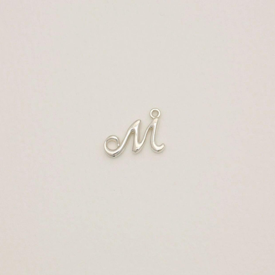 Calice Alphabet Pendant in 925 Sterling Silver by MOA - view 2