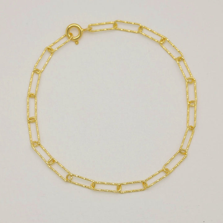 Cedrine Chain Bracelet in Gold Vermeil by MOA - view 1