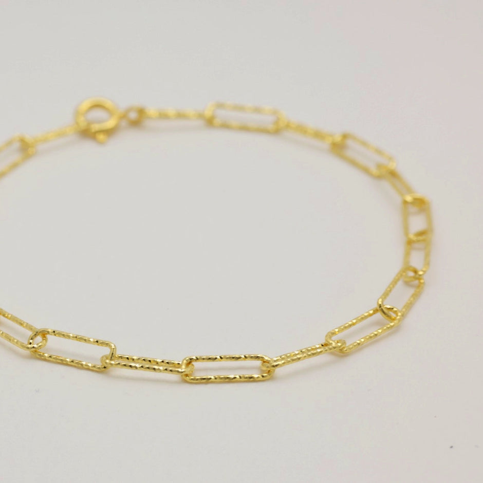Cedrine Chain Bracelet in Gold Vermeil by MOA - view 2