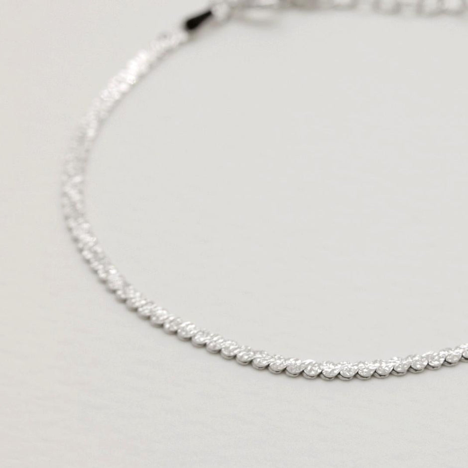 Clea Chain Bracelet in 925 Sterling Silver by MOA - view 2