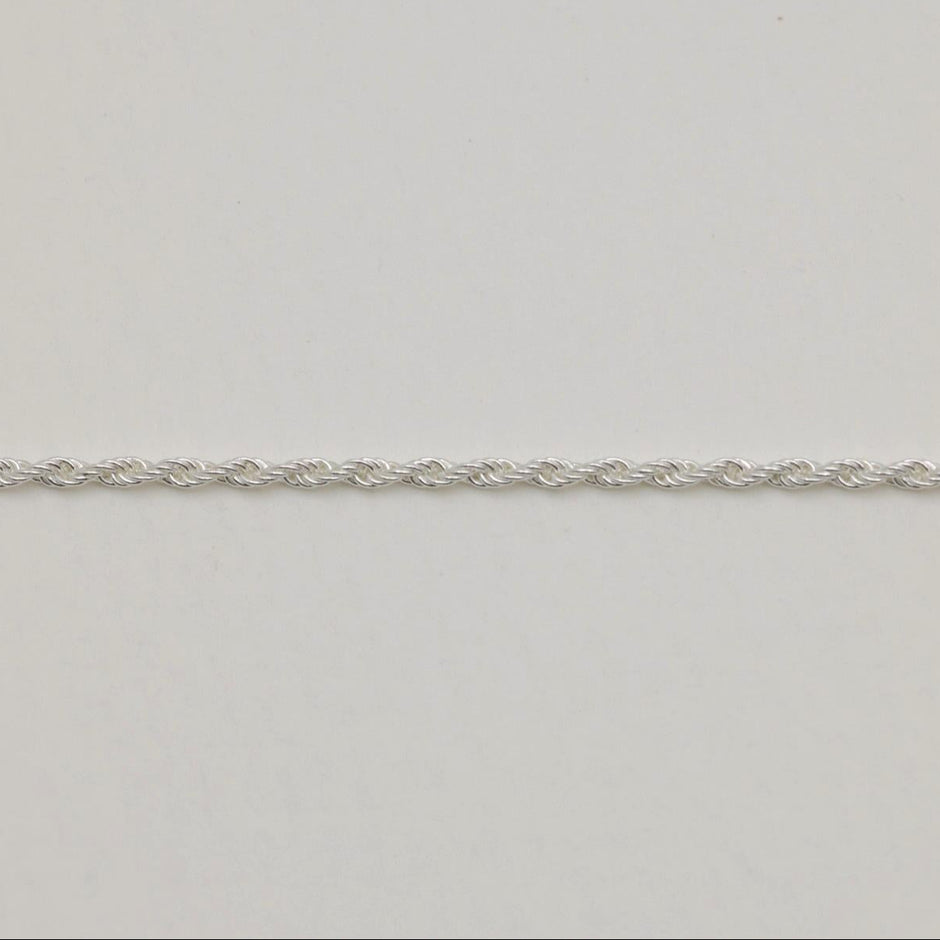 Clea Rope Chain Necklace in Sterling Silver by MOA - view 2