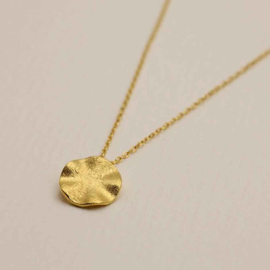 Eline Necklace in Gold Vermeil by MOA - view 2
