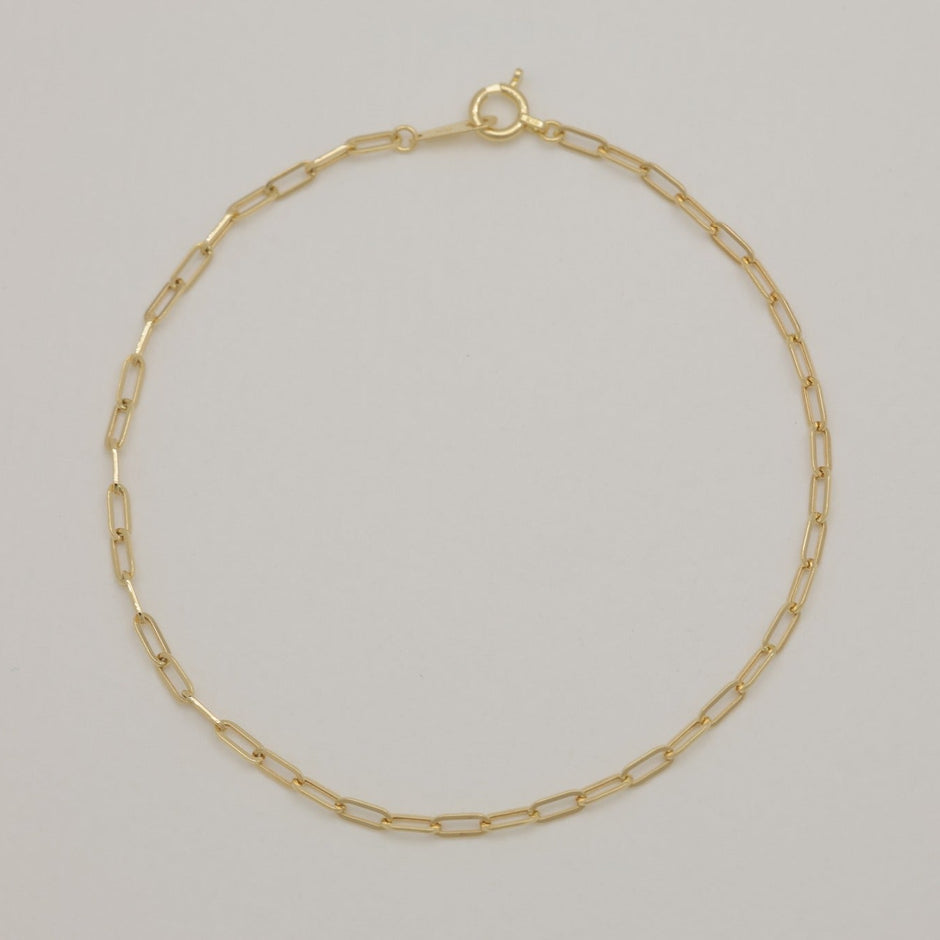 Elodie Chain Bracelet in 18K Gold by MOA - view 2