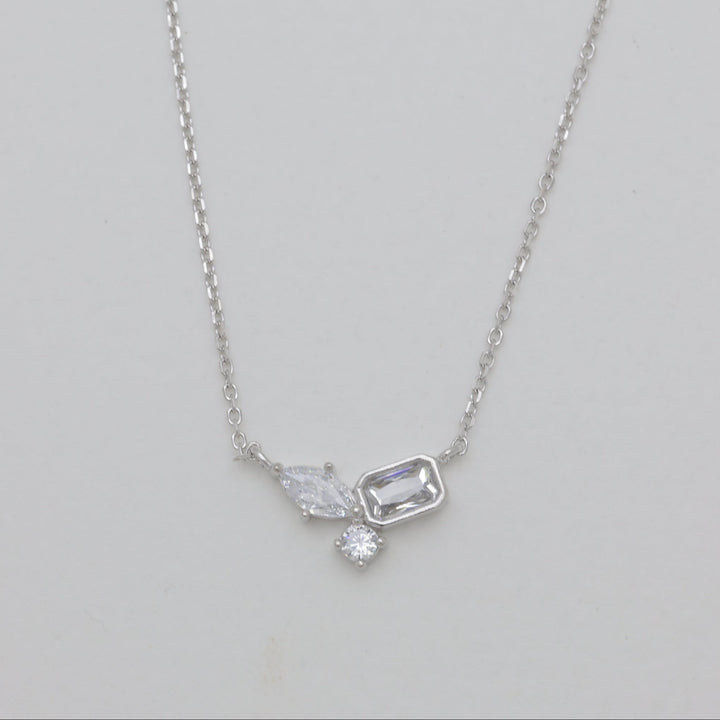 Emeline Necklace in 925 Sterling Silver by MOA - view 1