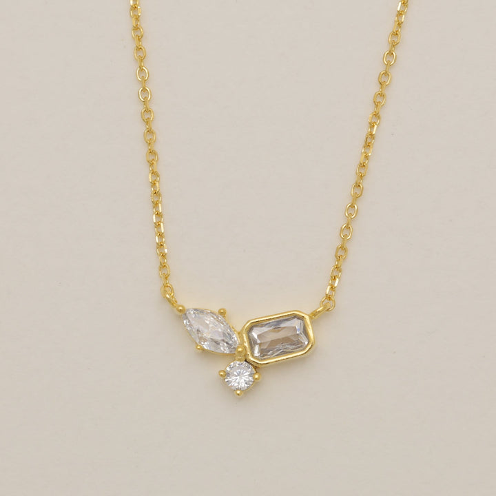 Emeline Necklace in Gold Vermeil by MOA - view 1