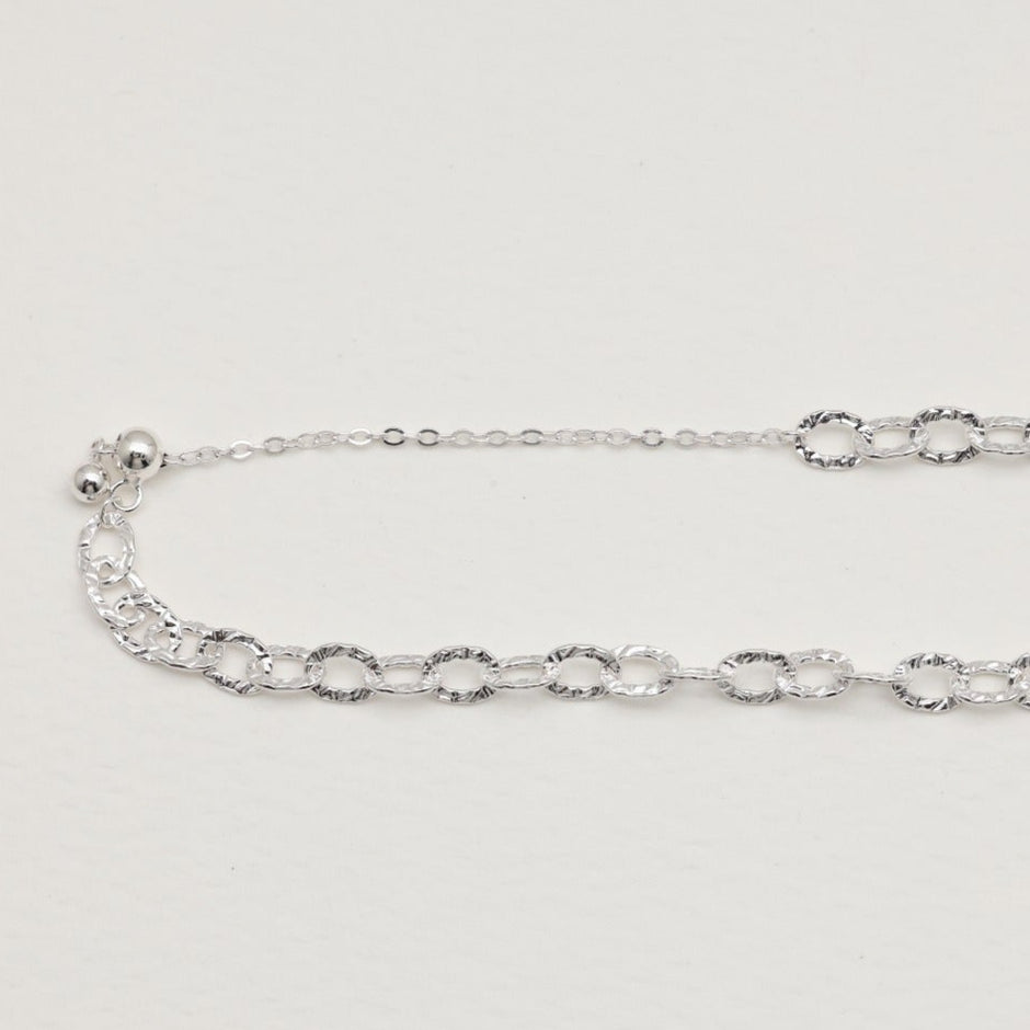 Emeraude Loop Bracelet in 925 Sterling Silver by MOA - view 2