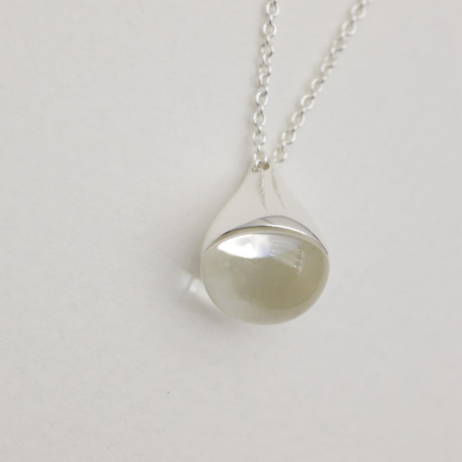 Emilise Crystal Necklace in 925 Sterling Silver by MOA - view 2