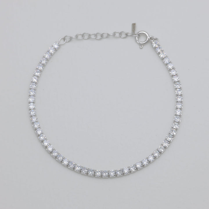 Esmee Tennis Bracelet in 925 Sterling Silver by MOA - view 1