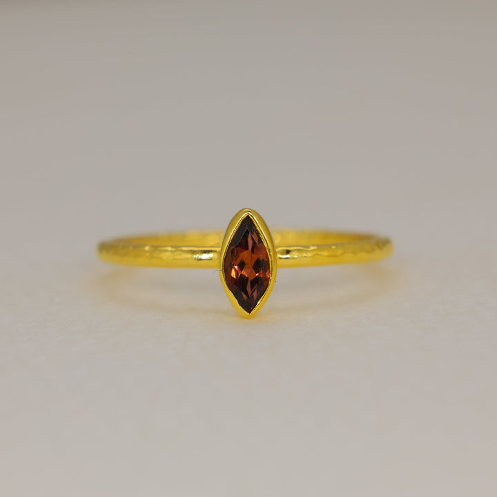 Evarra Tourmaline Ring in Gold Vermeil by MOA - view 1