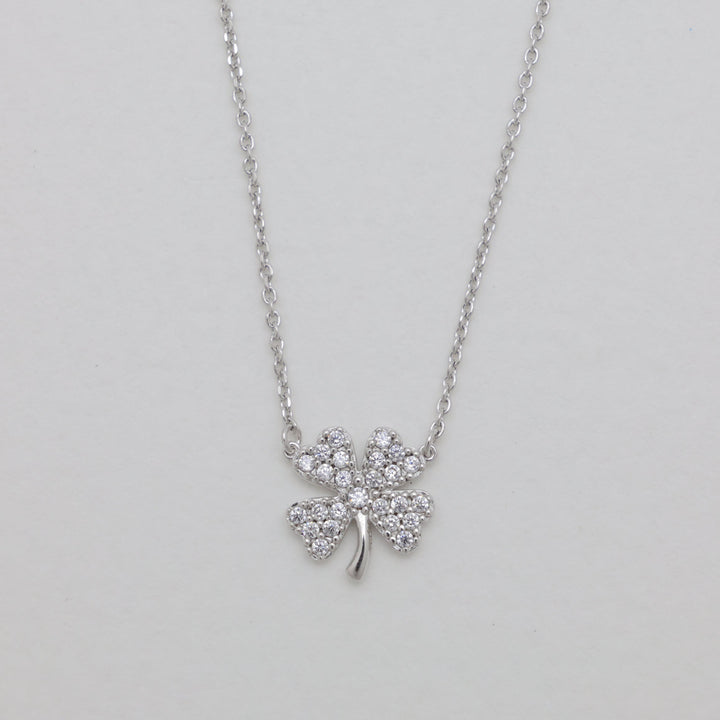 Fleurine Clover Necklace in 925 Sterling Silver by MOA - view 1