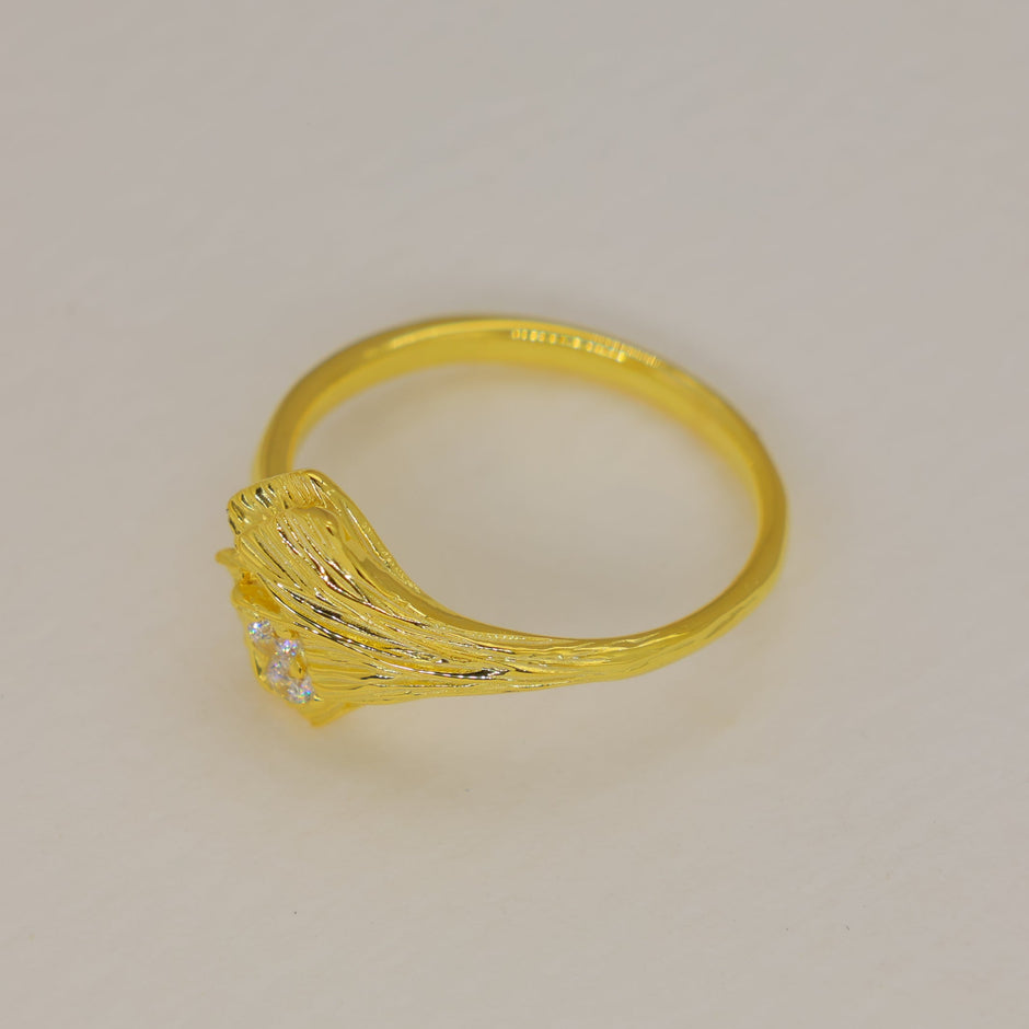 Giverny Petal Ring in 18K Gold over 925 Silver by MOA - view 2