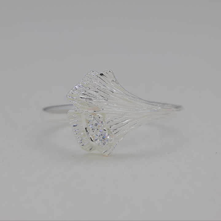Giverny Petal Ring in 925 Sterling Silver by MOA - view 1