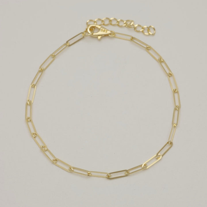 Inès Chain Bracelet 14K Gold by MOA - view 1