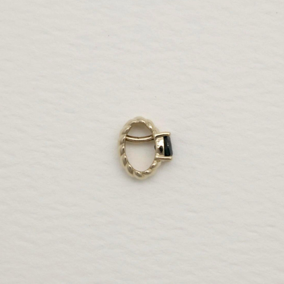 Isolde Charm Pendant 14K White Gold by MOA - view 2