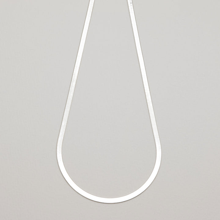 Léa Herringbone Necklace 925 Sterling Silver by MOA - view 1