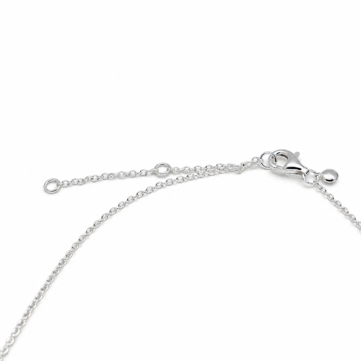 Leonie Petite Heart Necklace in 925 Sterling Silver by MOA - view 3