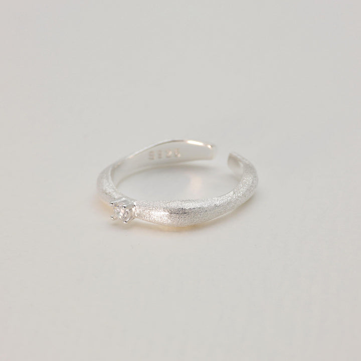 Lina Soft Curve Ring 925 Sterling Silver by MOA - view 1