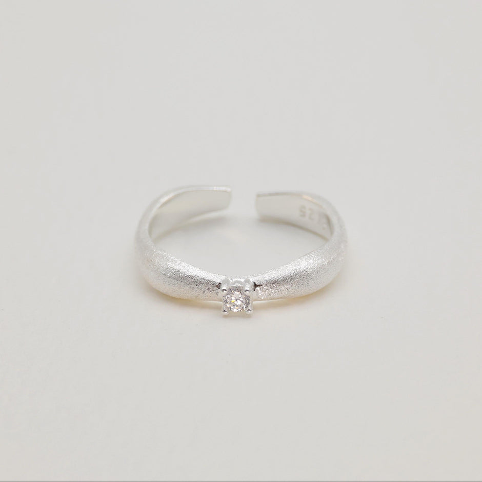 Lina Soft Curve Ring 925 Sterling Silver by MOA - view 2