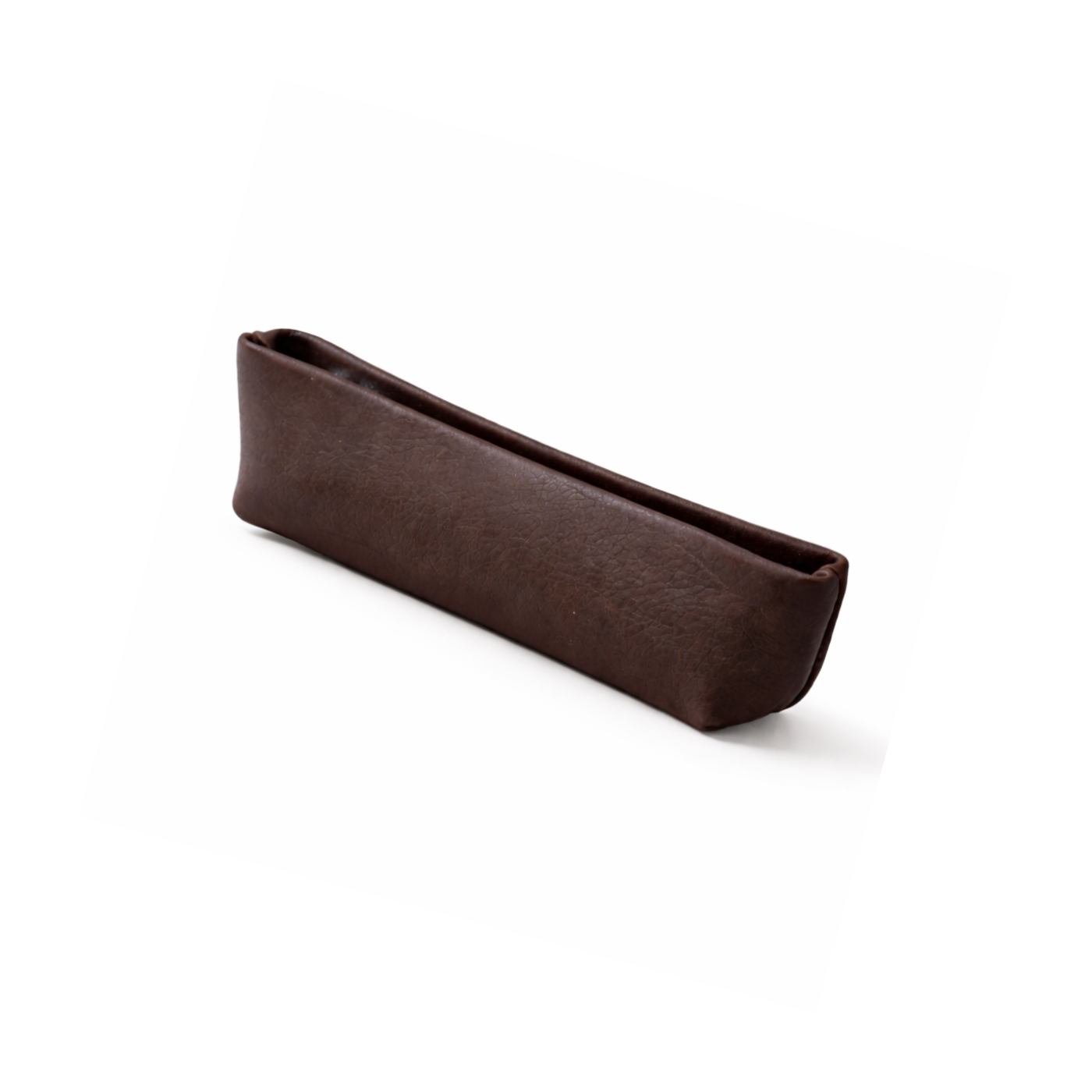 Luca Slim Leather Pouch – Ebony hover