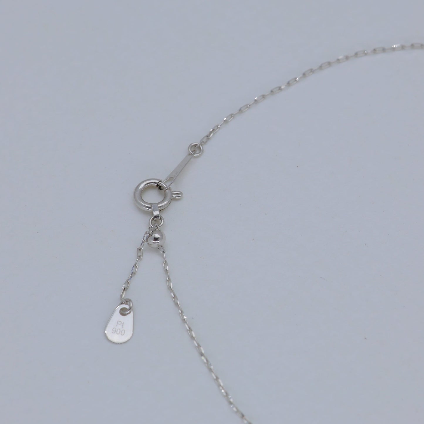 Lysara Tourmaline Pendant DIA Necklace in Platinum P900 by MOA - view 3