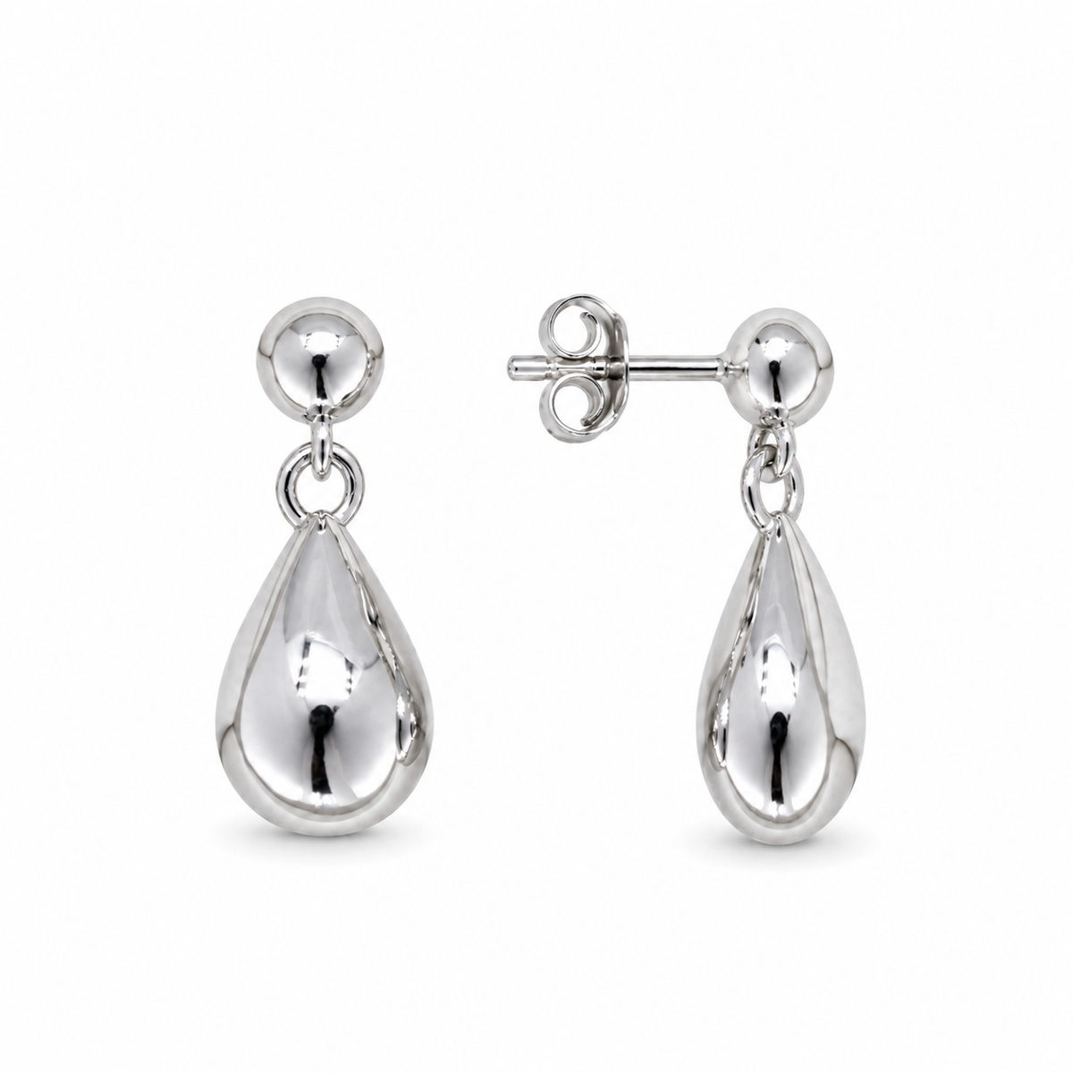 Mirelle Drop Stud Earrings in 925 Sterling Silver