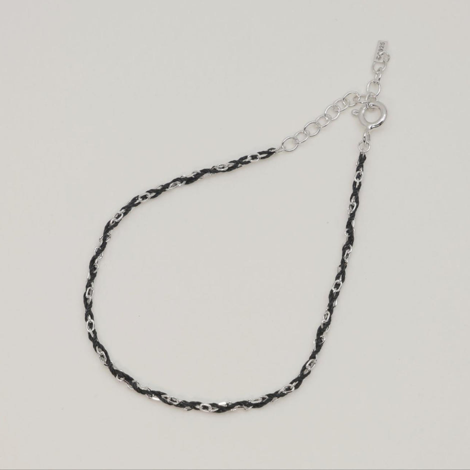 Sabine Rope Chain Bracelet 925 Sterling Silver by MOA - view 2