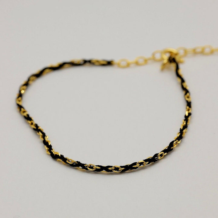 Sabine Rope Chain Bracelet Gold Vermeil by MOA - view 1