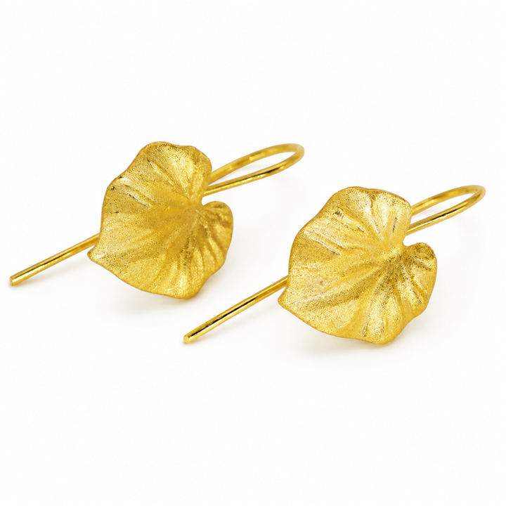 Sélène Petal Drop Earrings in 18K Gold over 925 Silver by MOA - view 1
