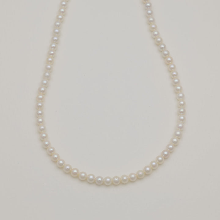 Seraine Pearl Necklace 925 Sterling Silver by MOA - view 1