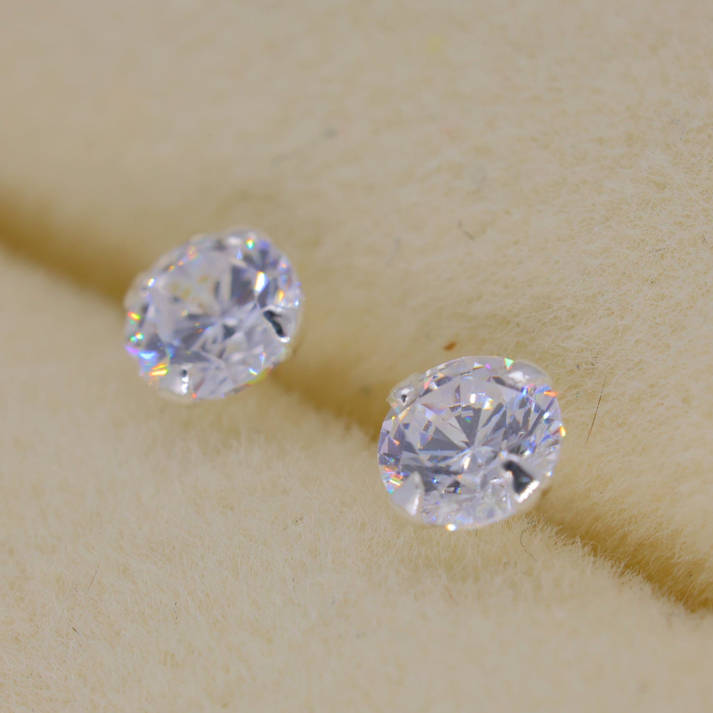 Sorelle Stud Earrings in 925 Sterling Silver by MOA - view 6