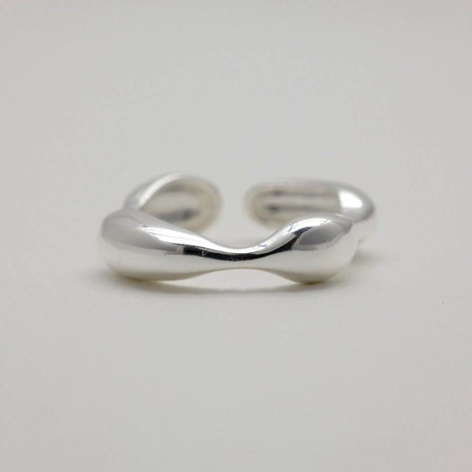 Thaïs Sculptural Ring 925 Sterling Silver by MOA - view 2