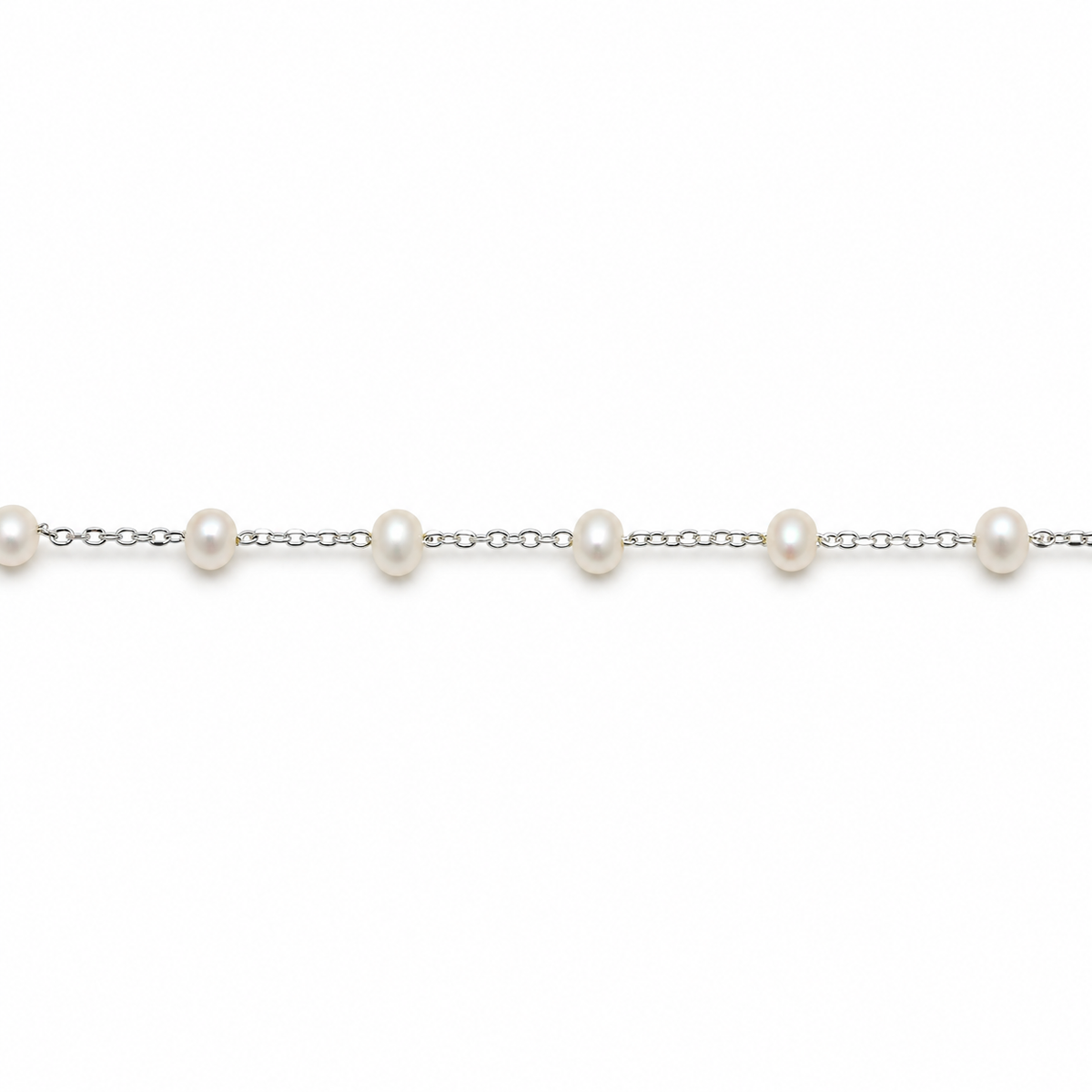 Théa Pearl Bracelet in 925 Silver by MOA - view 3