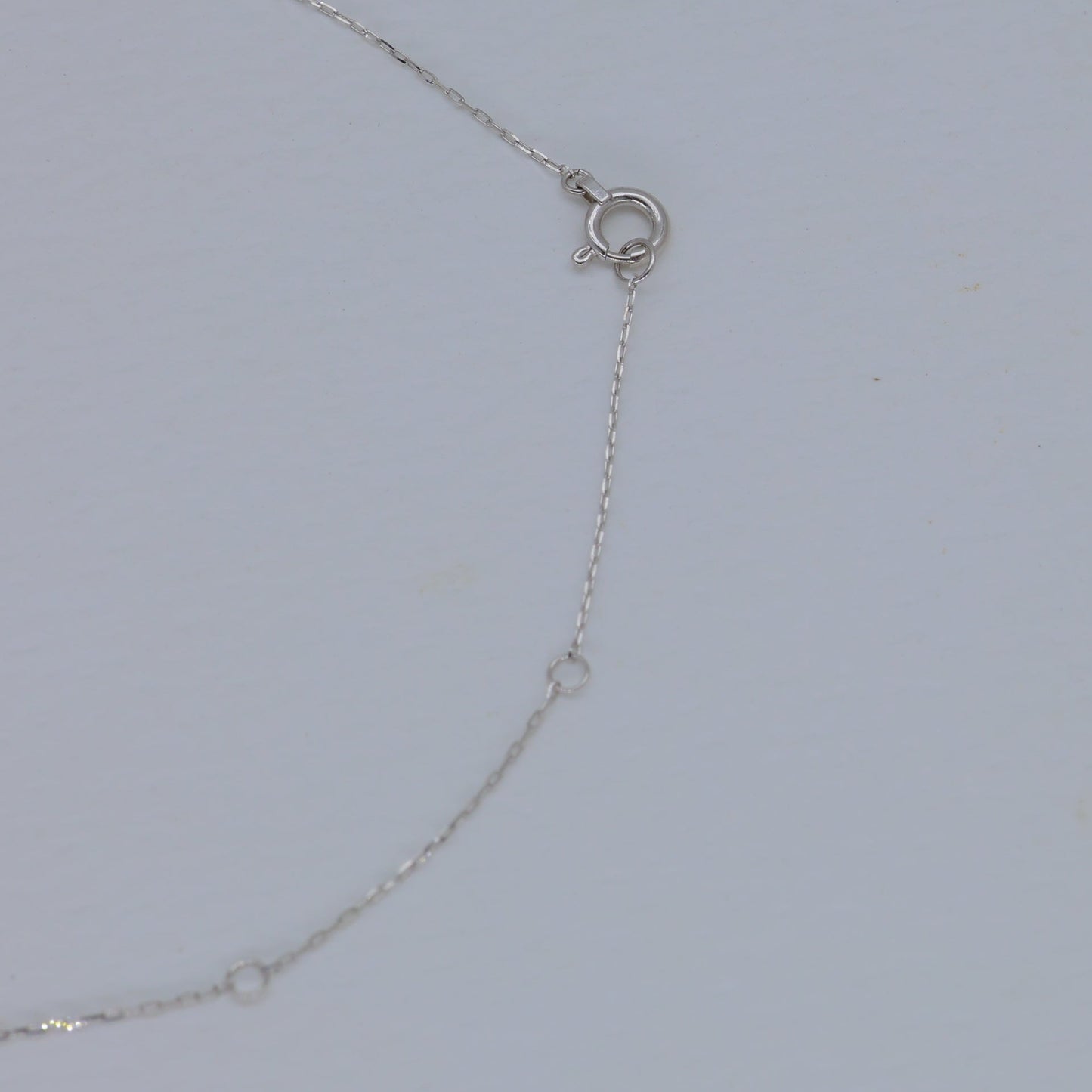 Valmont Garnet Pendant DIA Necklace in Platinum P900 by MOA - view 3