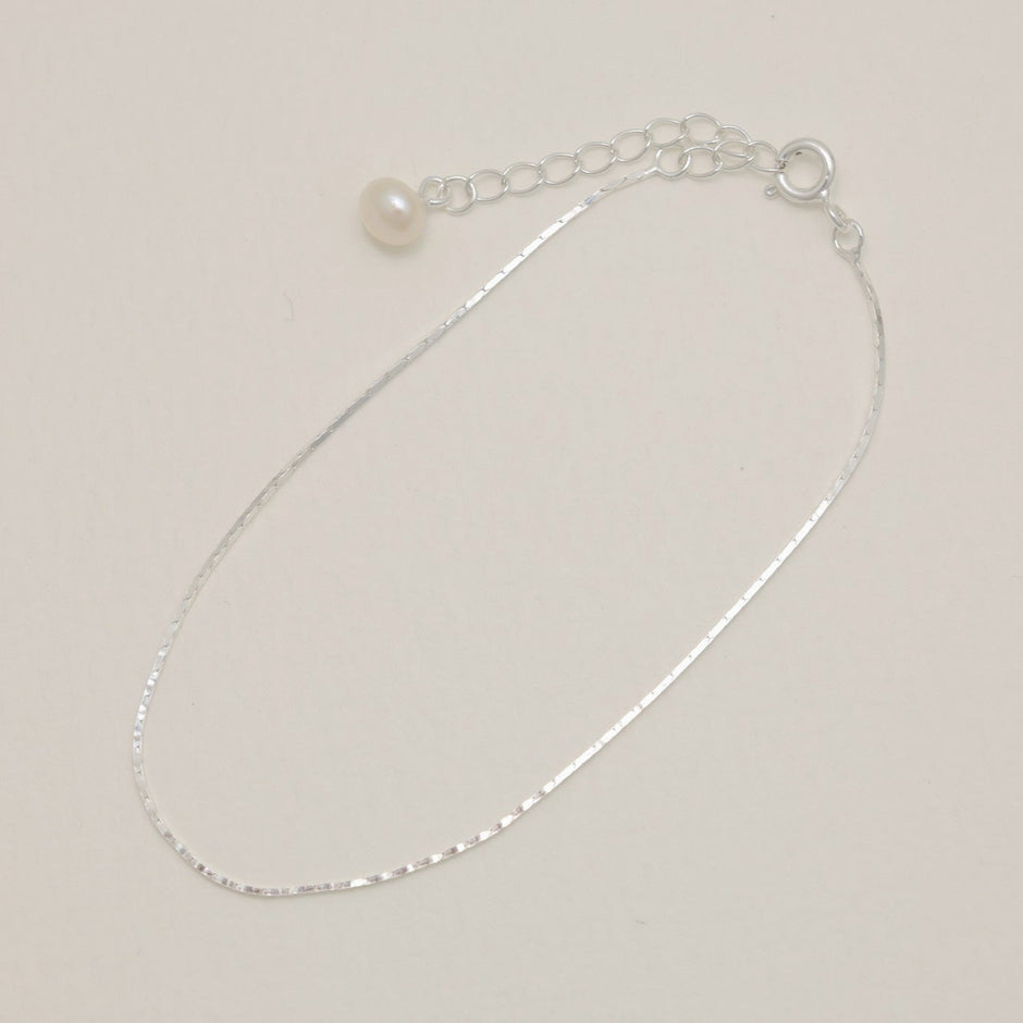 Vianne Pearl Bracelet 925 Sterling Silver by MOA - view 2