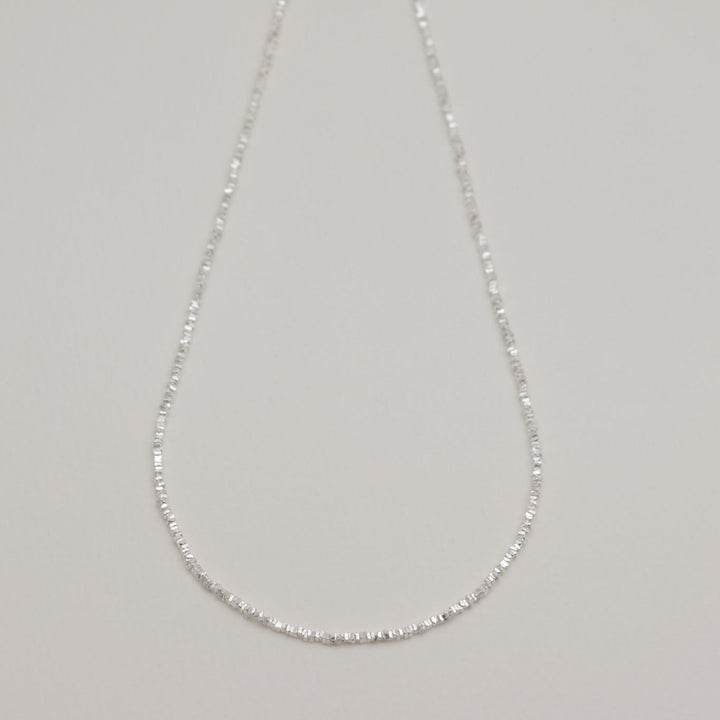 Victoire Textured Chain Necklace 925 Sterling Silver by MOA - view 1