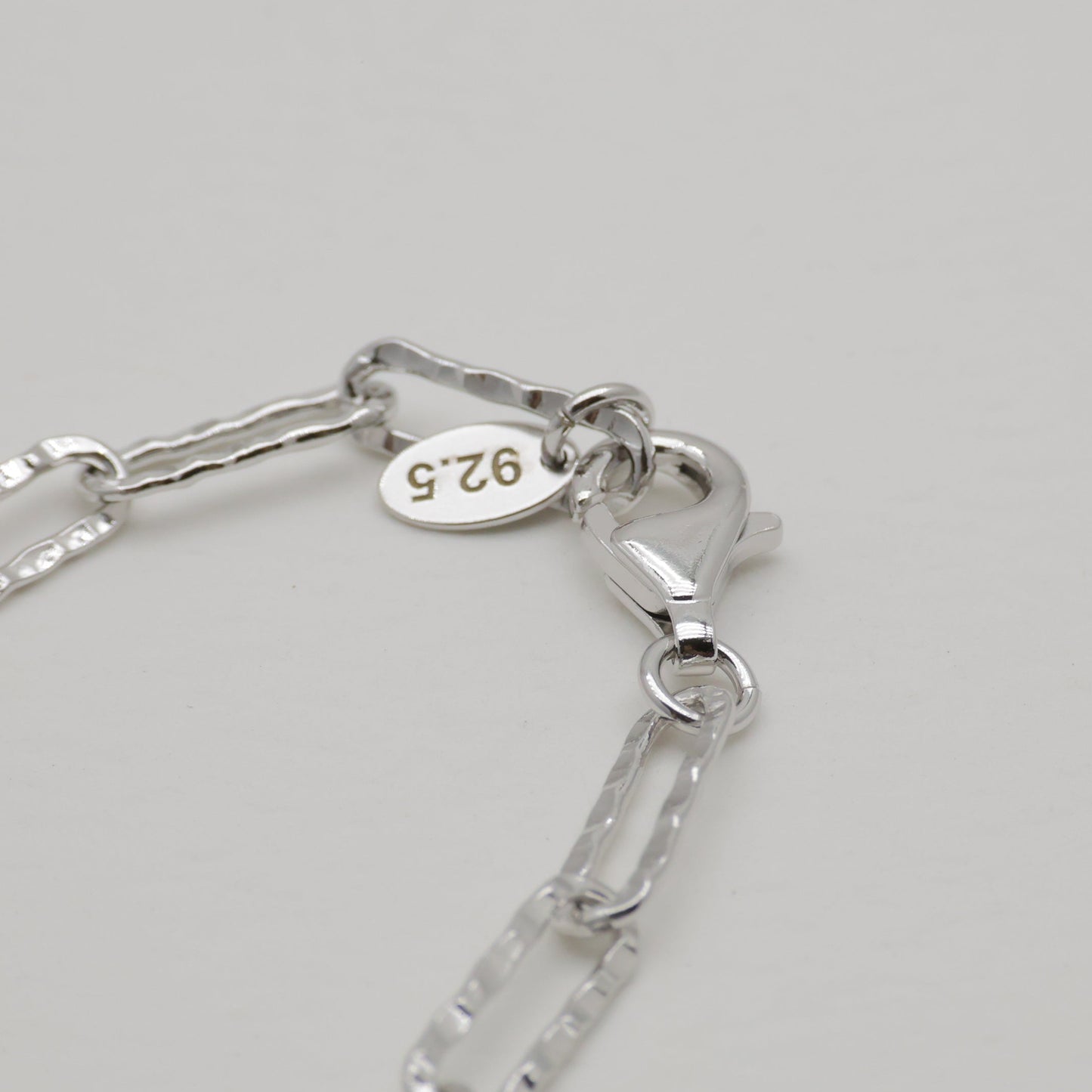 Violette Textured Chain Bracelet 925 Sterling Silver by MOA - view 4