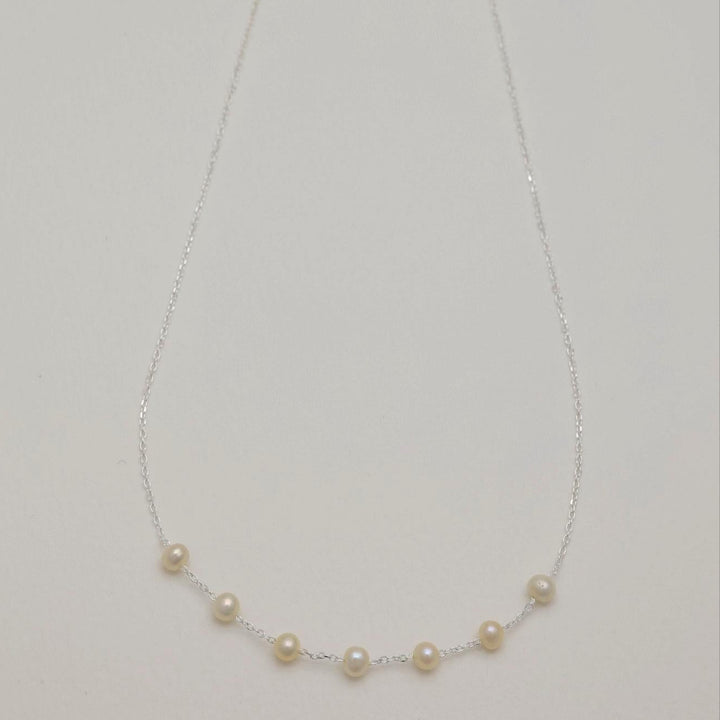 Vivienne Necklace 925 Sterling Silver with Pearls by MOA - view 1