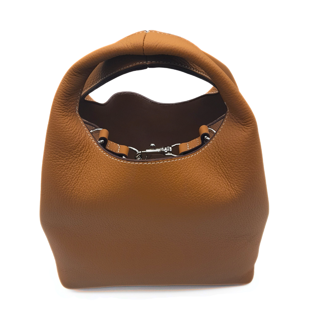 DANIELLE Leather bag - Tan