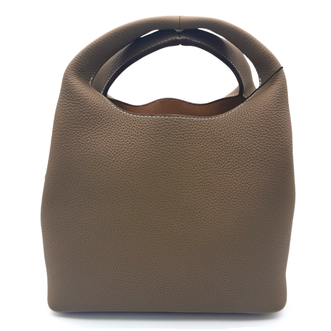 DANIELLE Leather bag - Gray